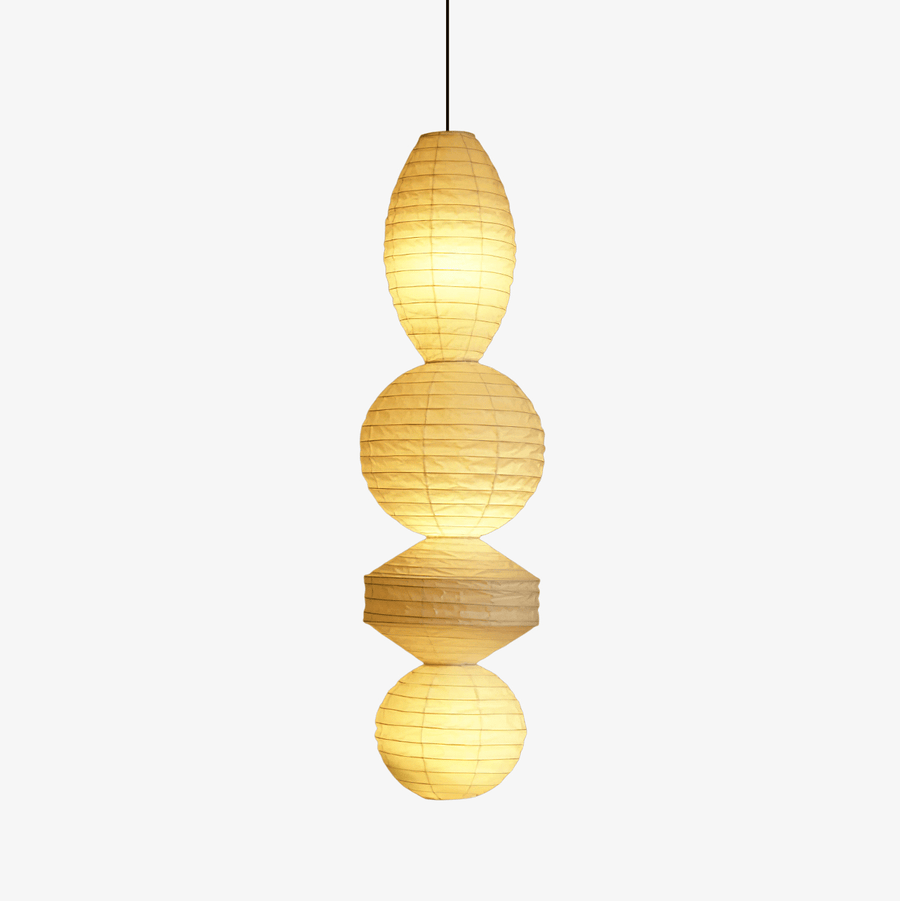 Suspension Laurier en bambou et métal – vue 3