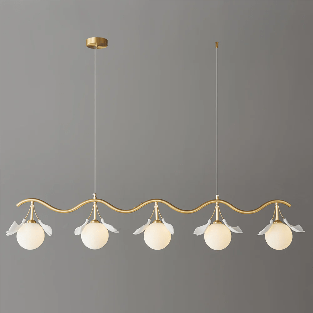 Lustre Lisbonne en céramique et laiton – vue 32