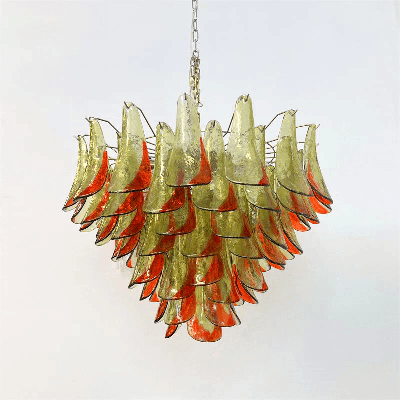 Lustre Falaise en verre et métal – vue 59