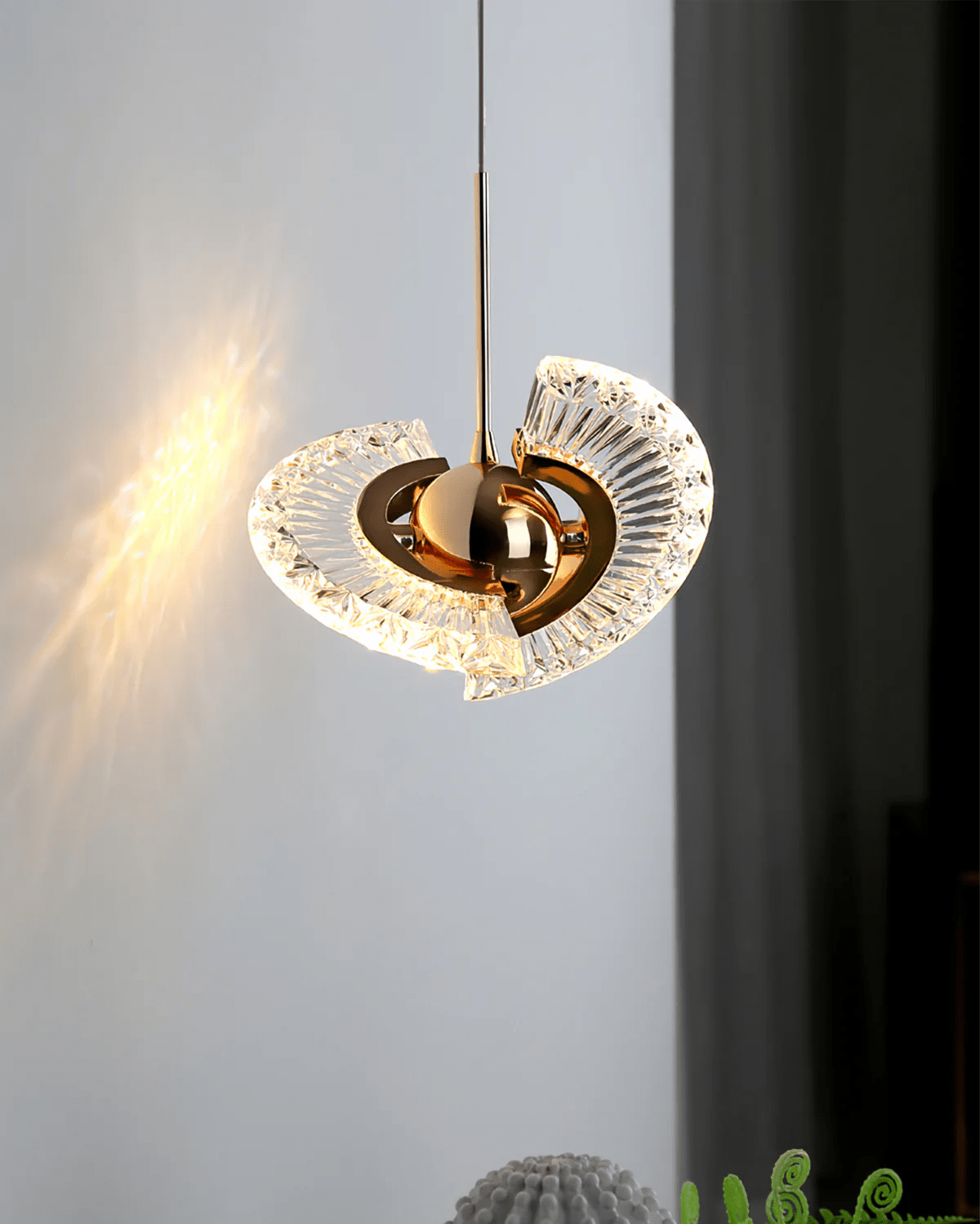 Suspension Charme en laiton – vue 10