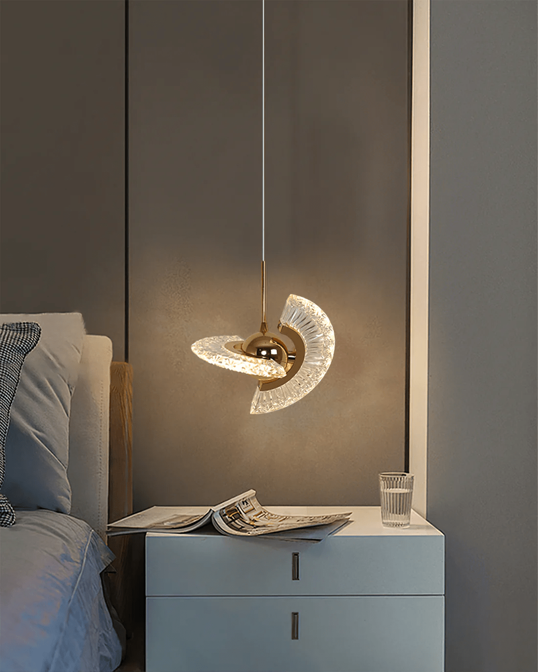 Suspension Charme en laiton – vue 15