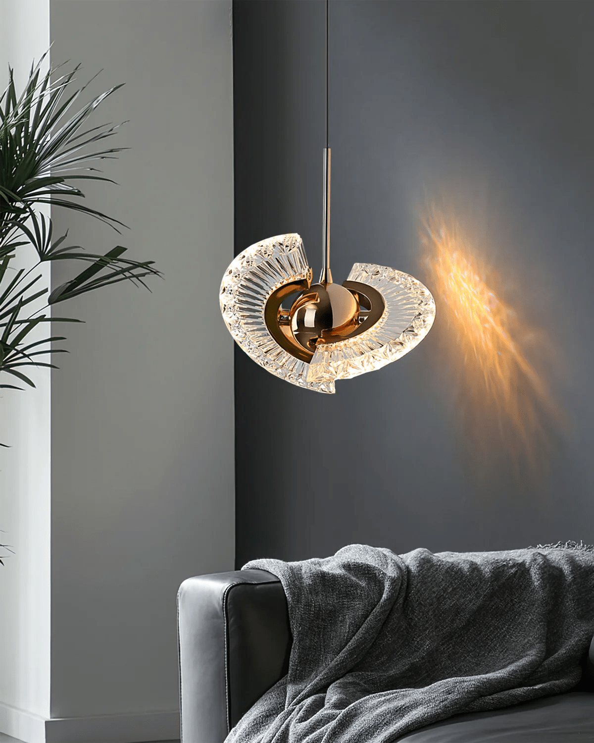 Suspension Charme en laiton – vue 14