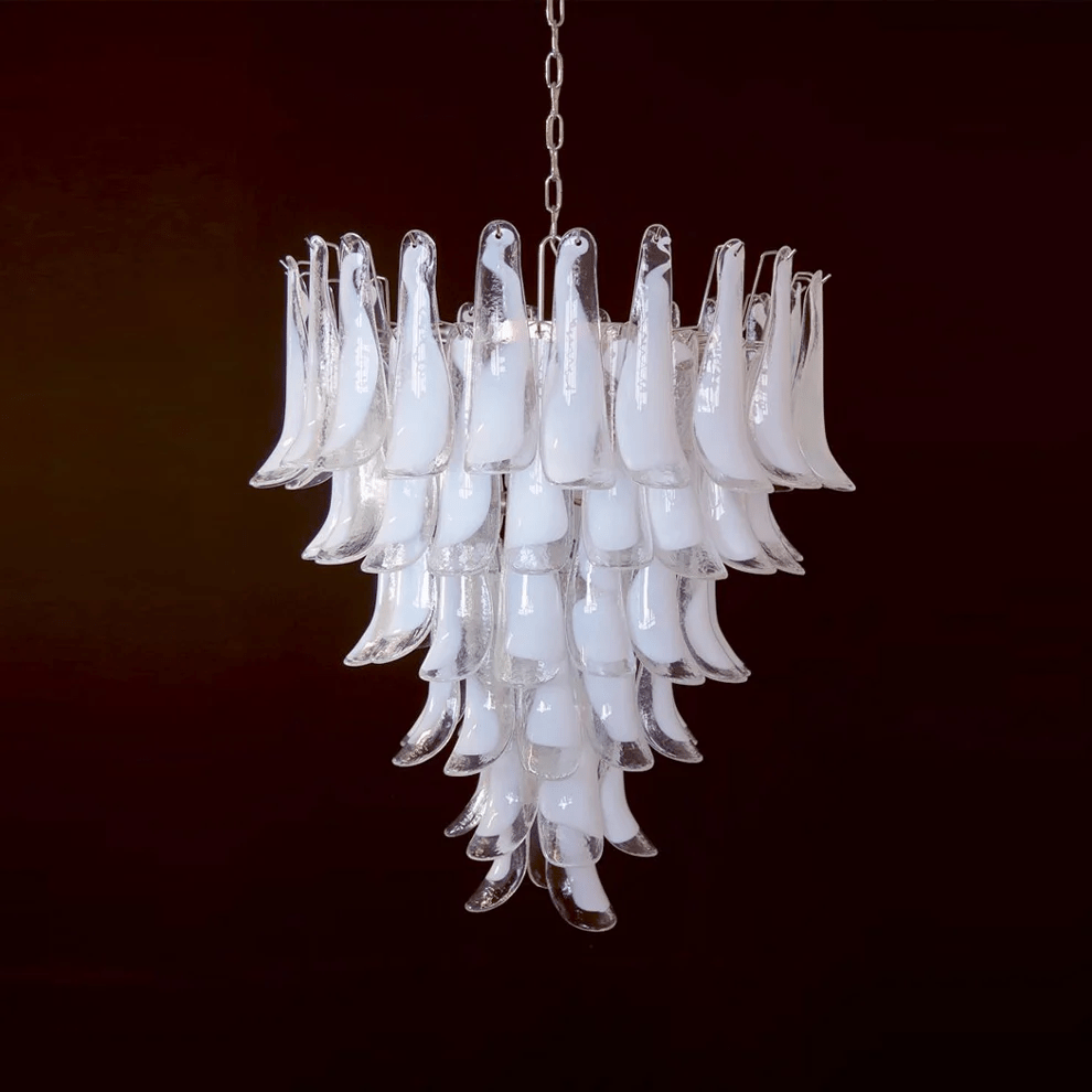 Lustre Colombe en verre et métal – vue 48