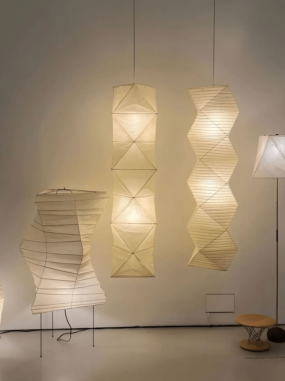 Suspension Aquila en papier et métal – vue 9