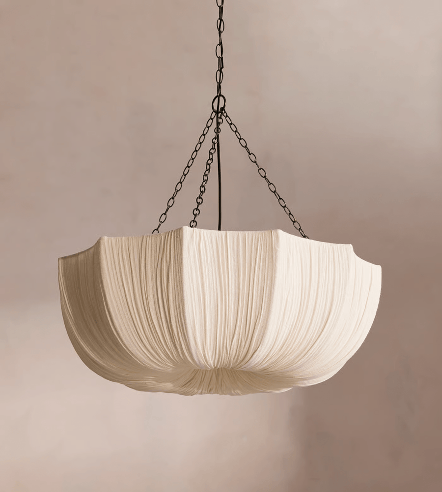 Suspension Lorgnette en tissu et métal – vue 2