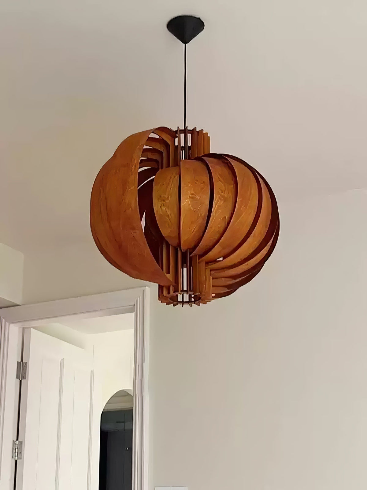Suspension Mandarine en bois et métal – vue 24