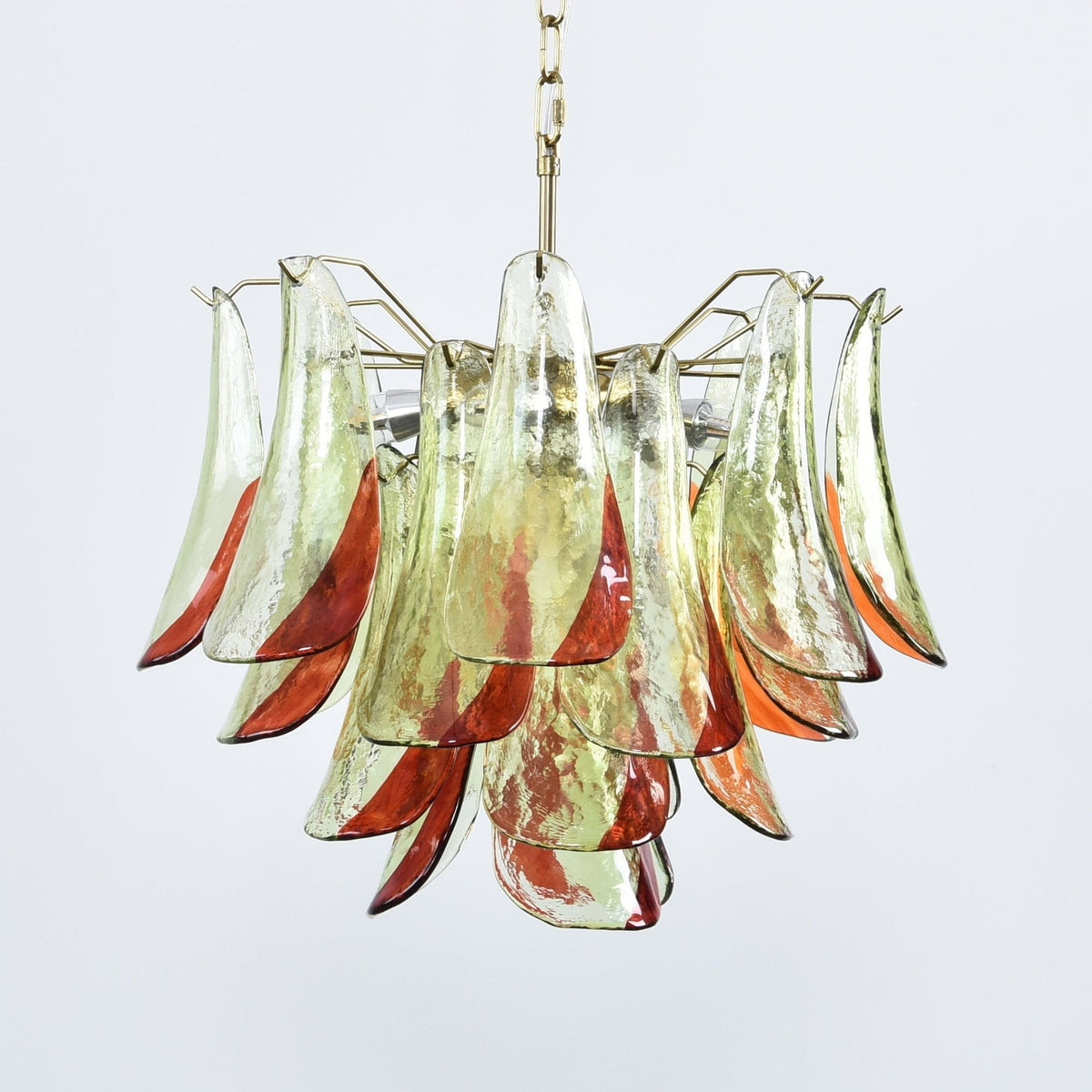 Lustre Falaise en verre et métal – vue 57