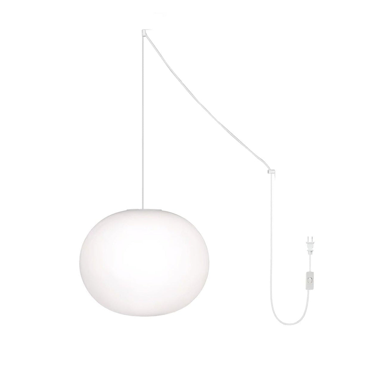 Suspension Cadaqués en verre et métal – vue 3