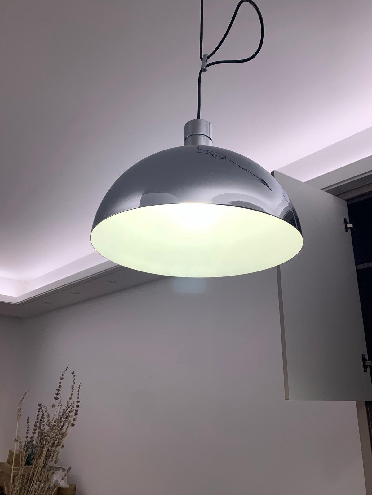 Suspension Symphonie en verre et métal – vue 49