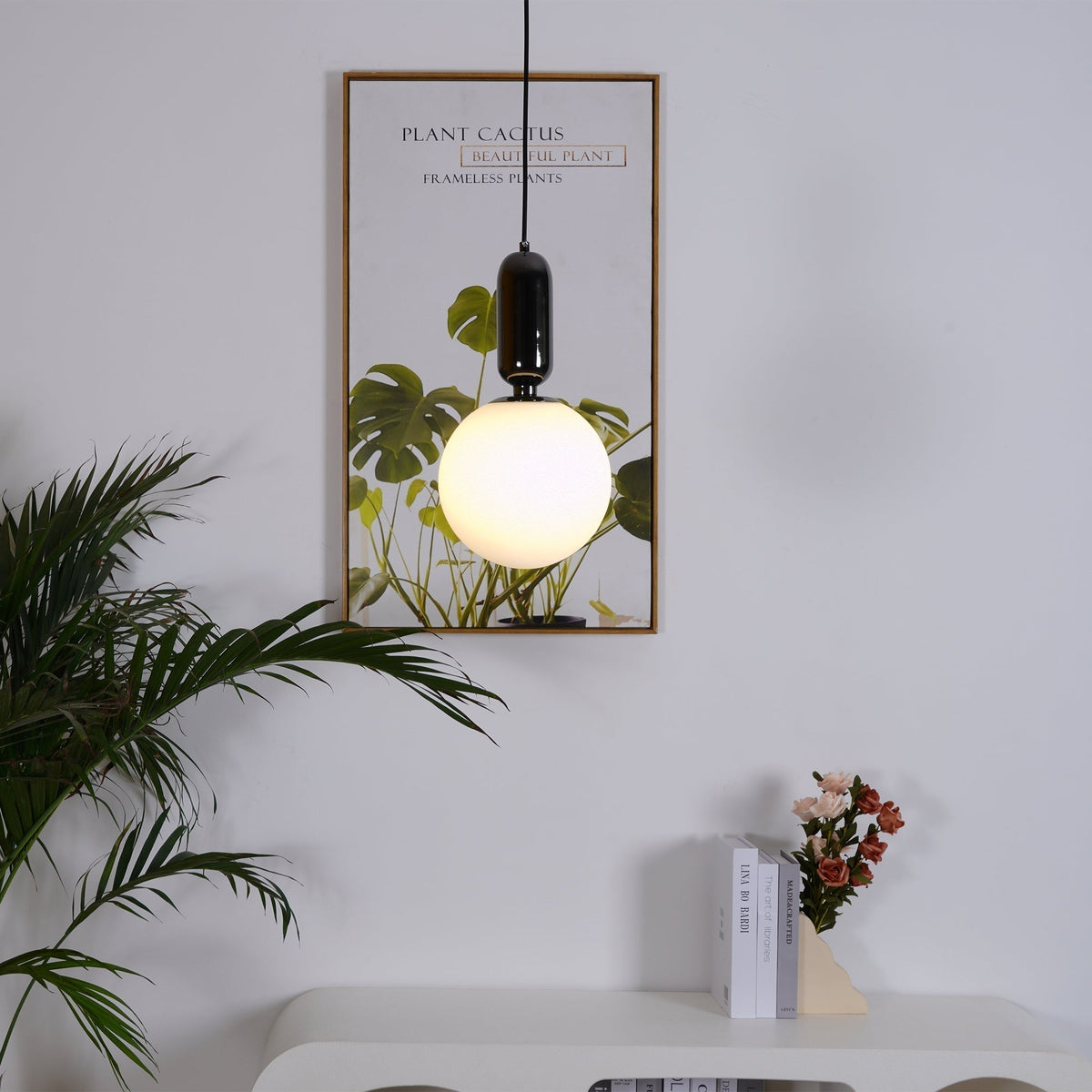 Suspension Camille en verre et aluminium – vue 28