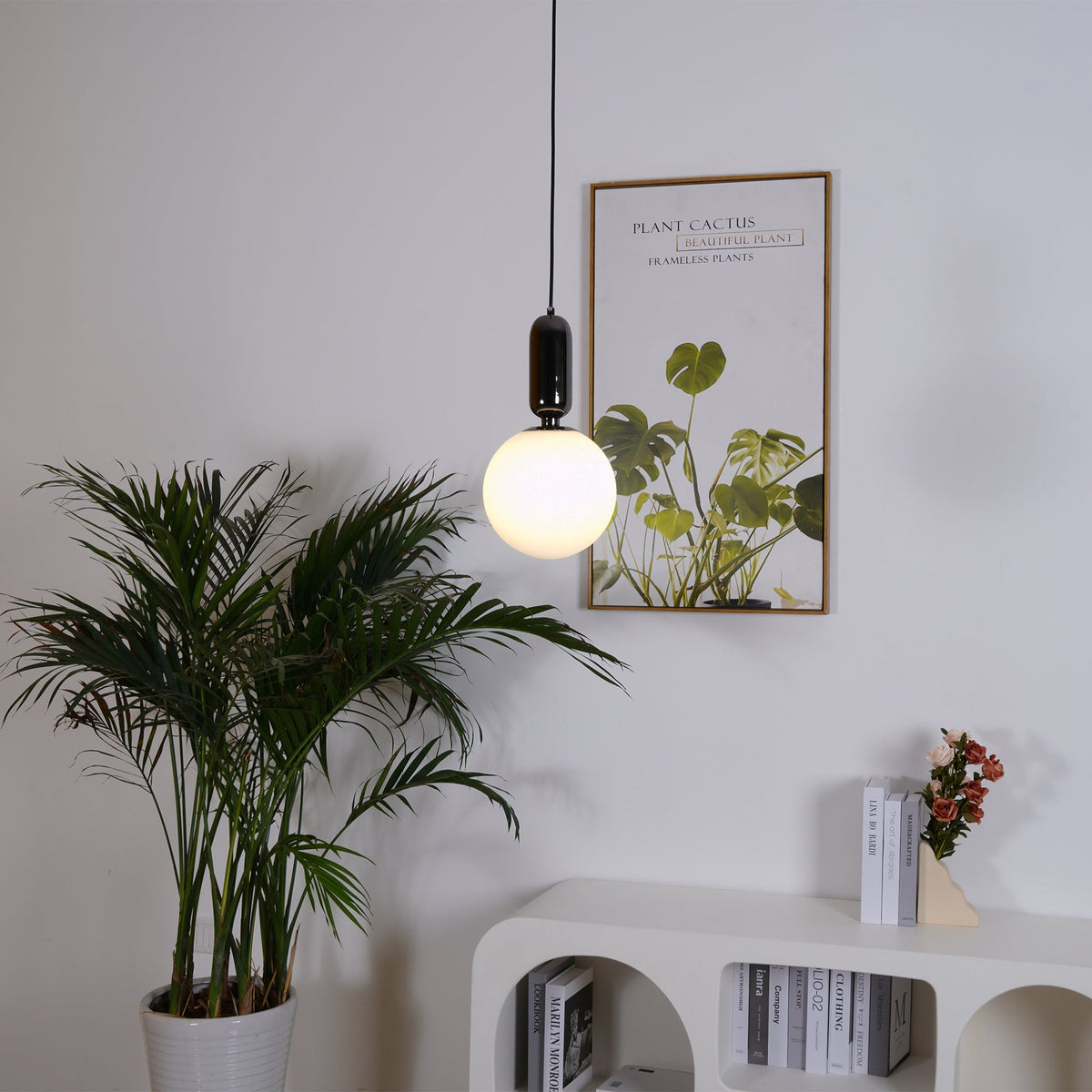 Suspension Camille en verre et aluminium – vue 53