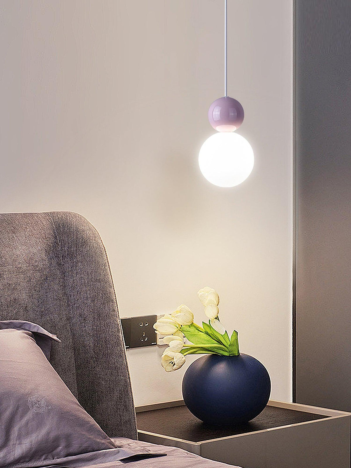 Suspension Clématite en métal – vue 18