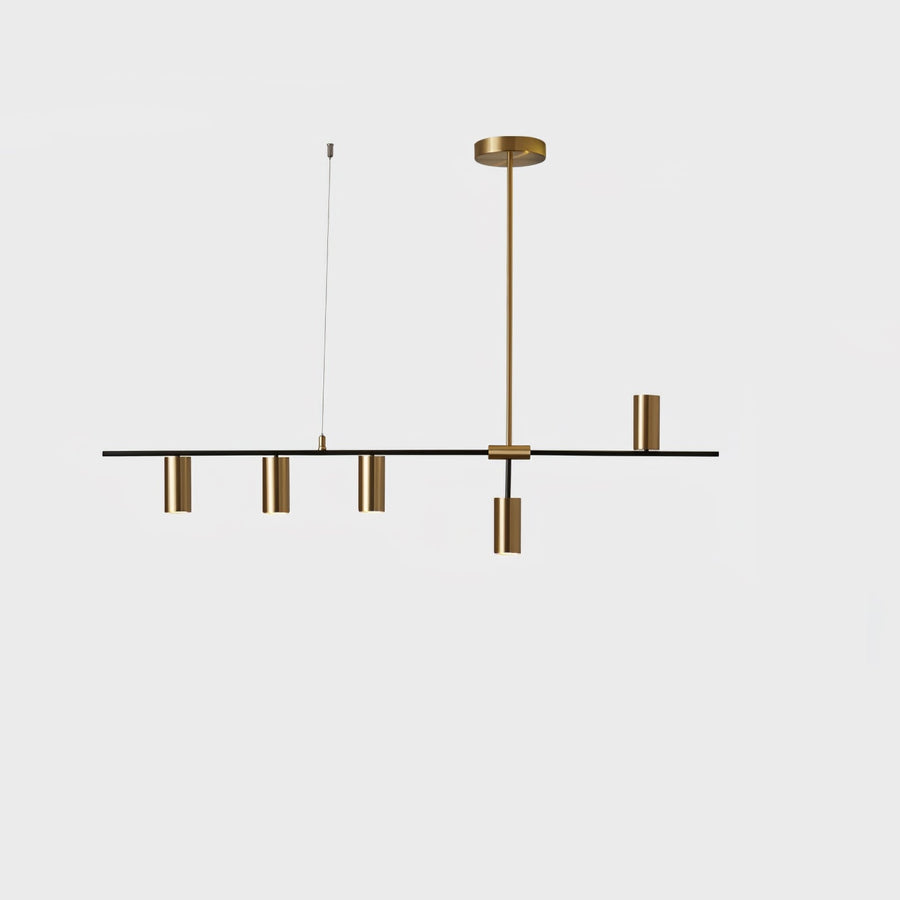 Lustre Grive en laiton – vue 2