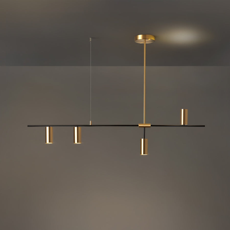 Lustre Grive en laiton – vue 5