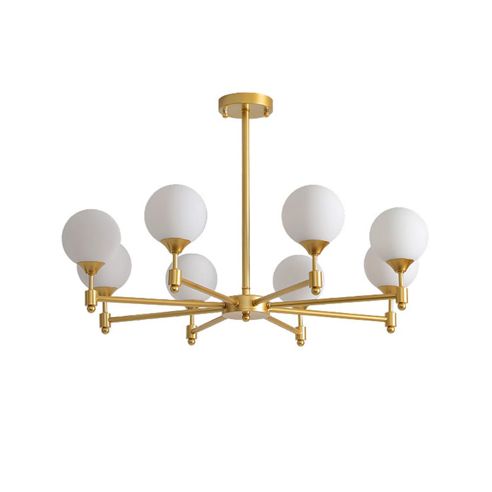 Lustre Sarment en verre et laiton – vue 24