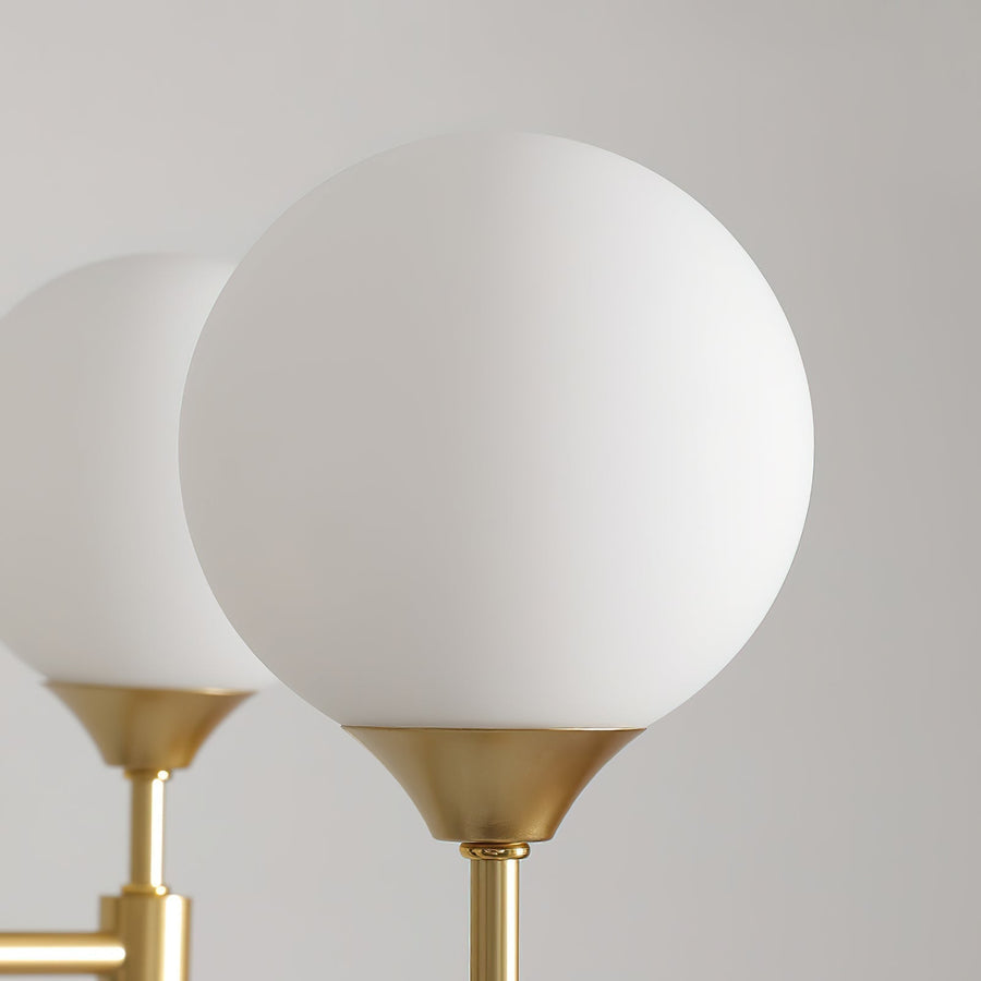 Lustre Sarment en verre et laiton – vue 2