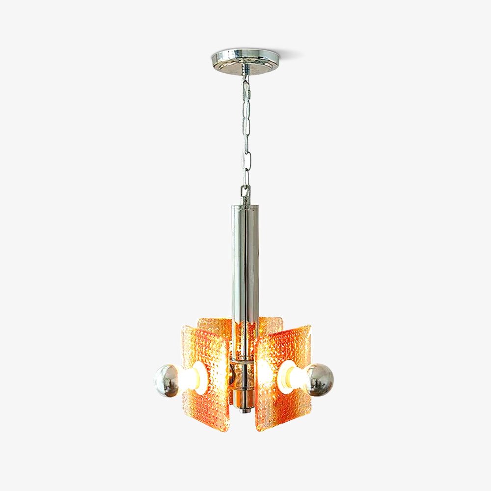 Suspension Clémence en verre et fer – vue 6