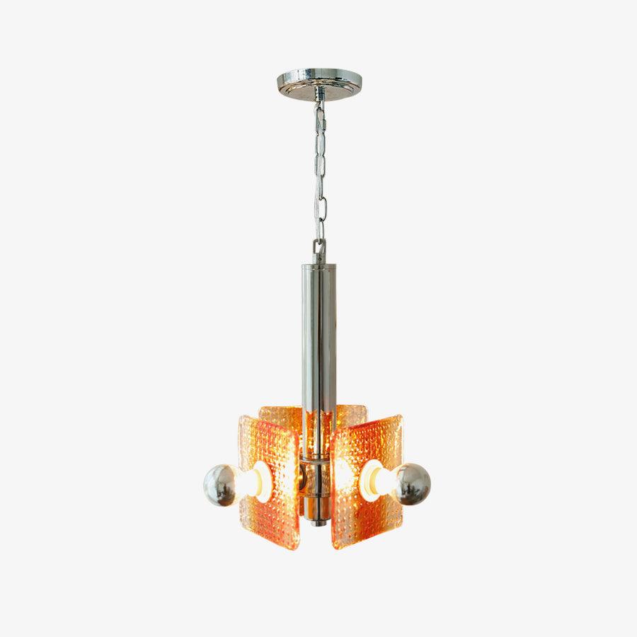Suspension Clémence en verre et fer – vue 7
