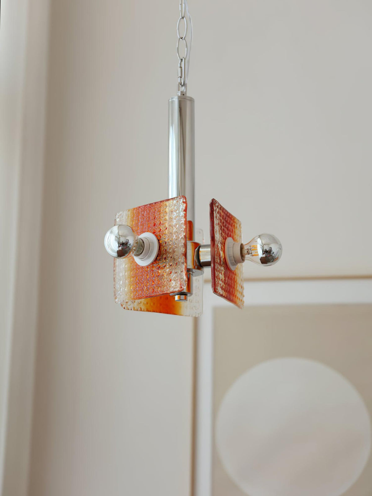 Suspension Clémence en verre et fer – vue 12