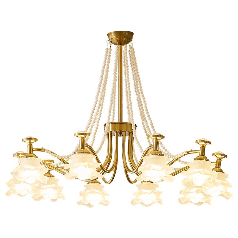 Lustre Éphémère en verre et métal – vue 37