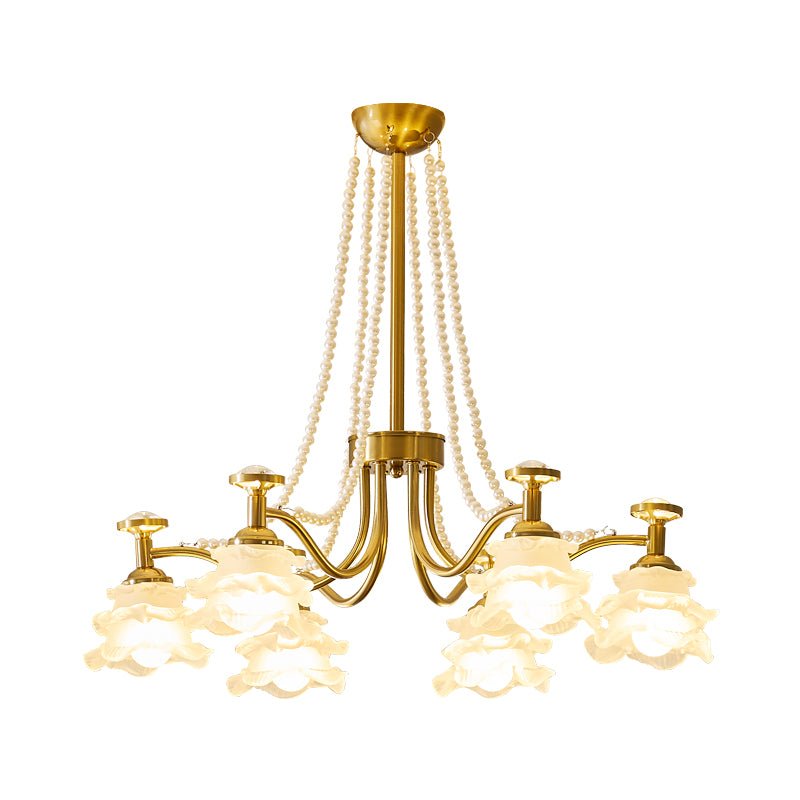 Lustre Éphémère en verre et métal – vue 2