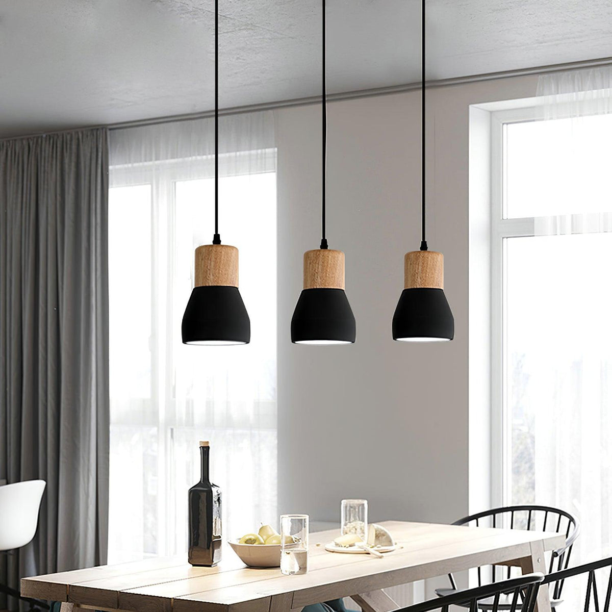 Suspension Groix en bois – vue 32