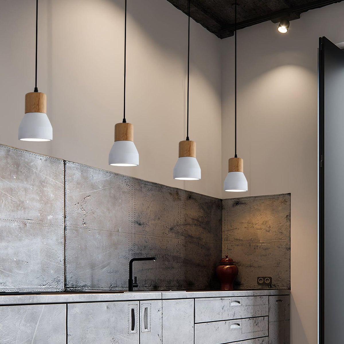 Suspension Groix en bois – vue 34