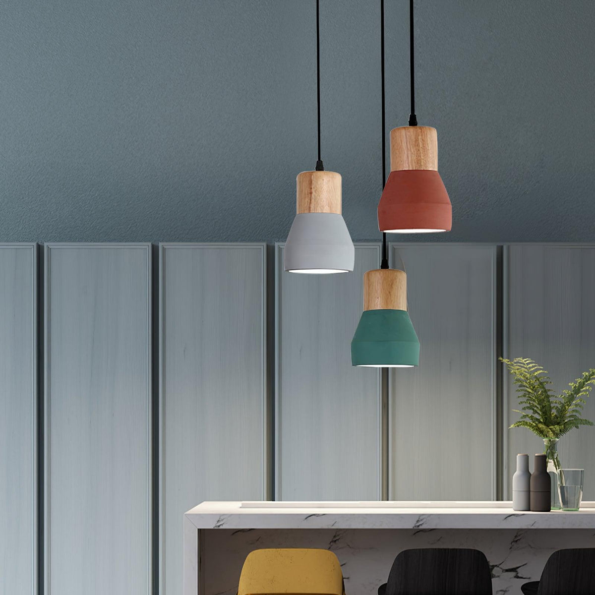 Suspension Groix en bois – vue 40