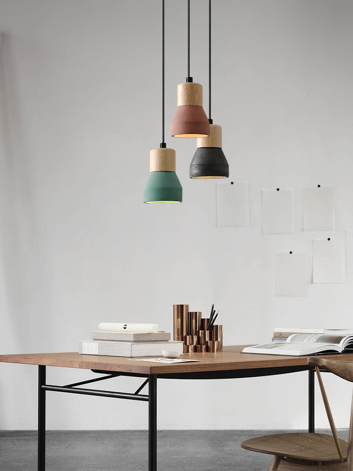 Suspension Groix en bois – vue 42