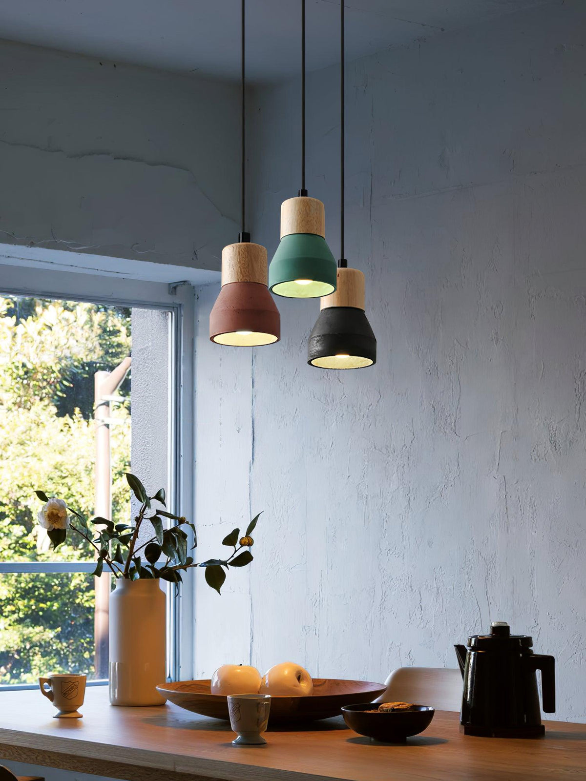 Suspension Groix en bois – vue 3