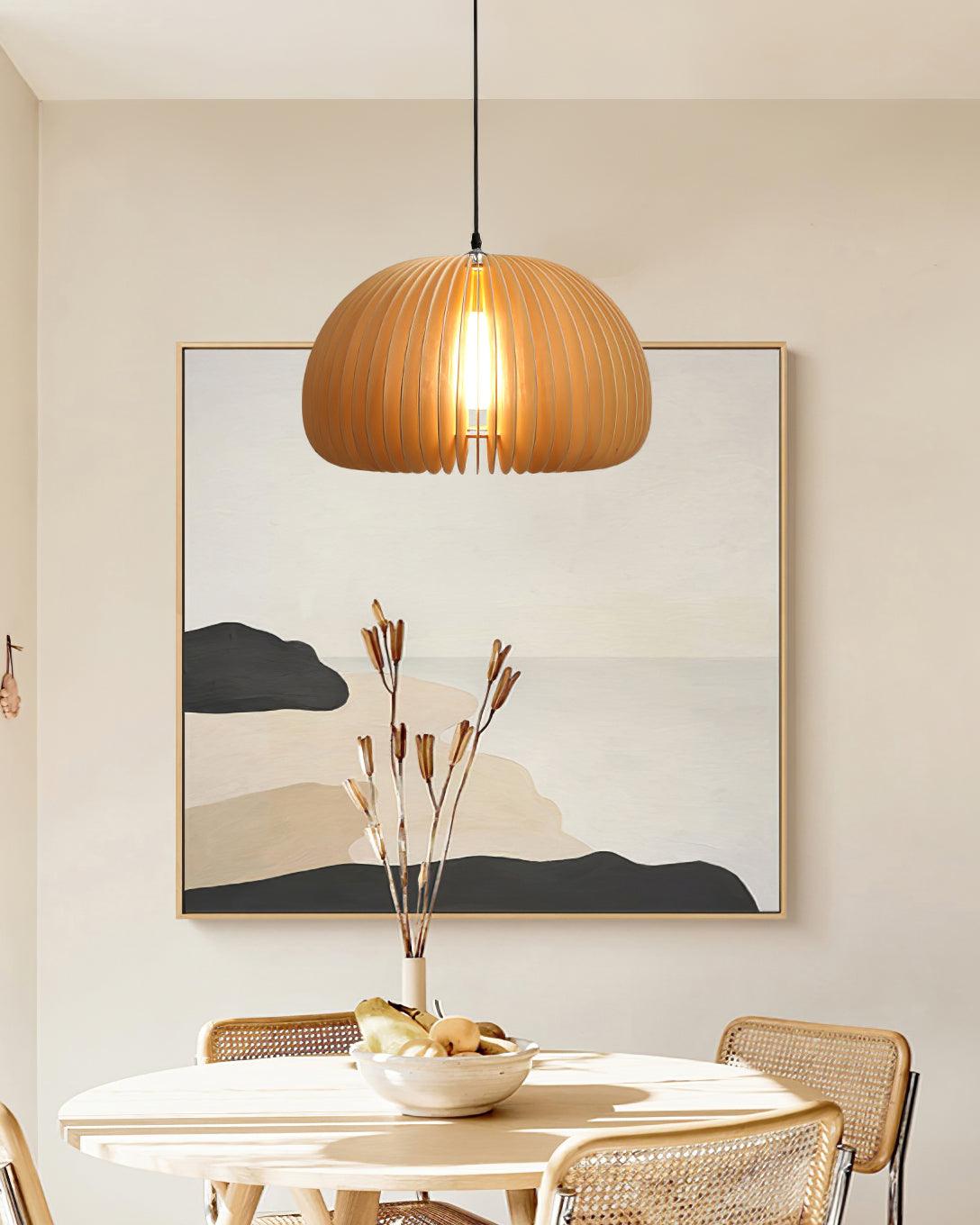 Suspension Sirocco en bois – vue 7