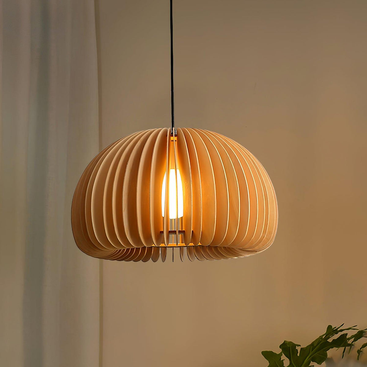 Suspension Sirocco en bois – vue 23