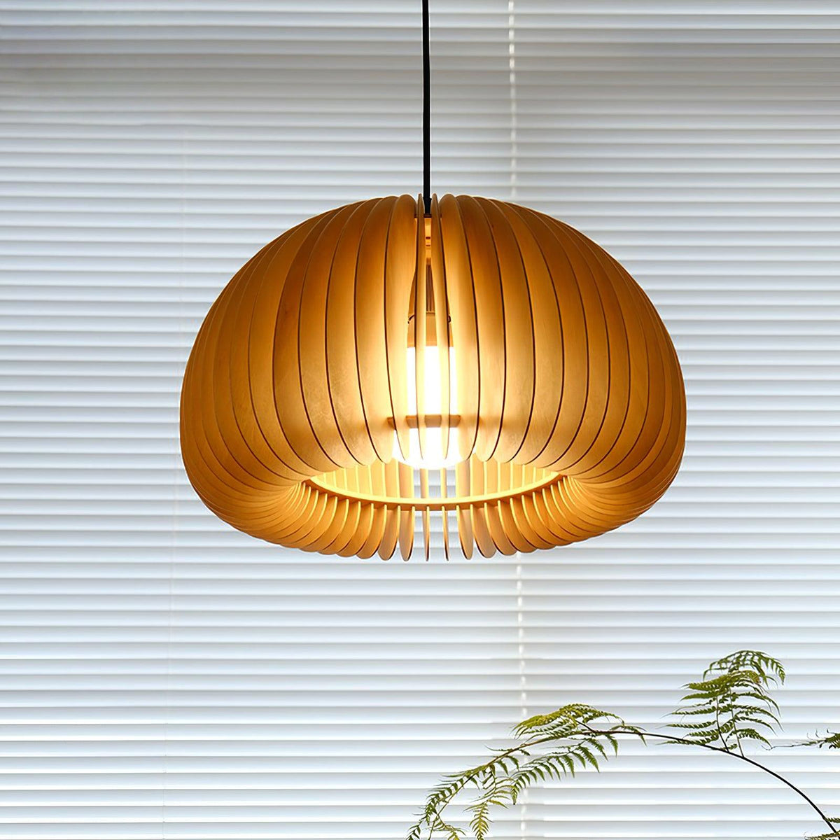 Suspension Sirocco en bois – vue 22