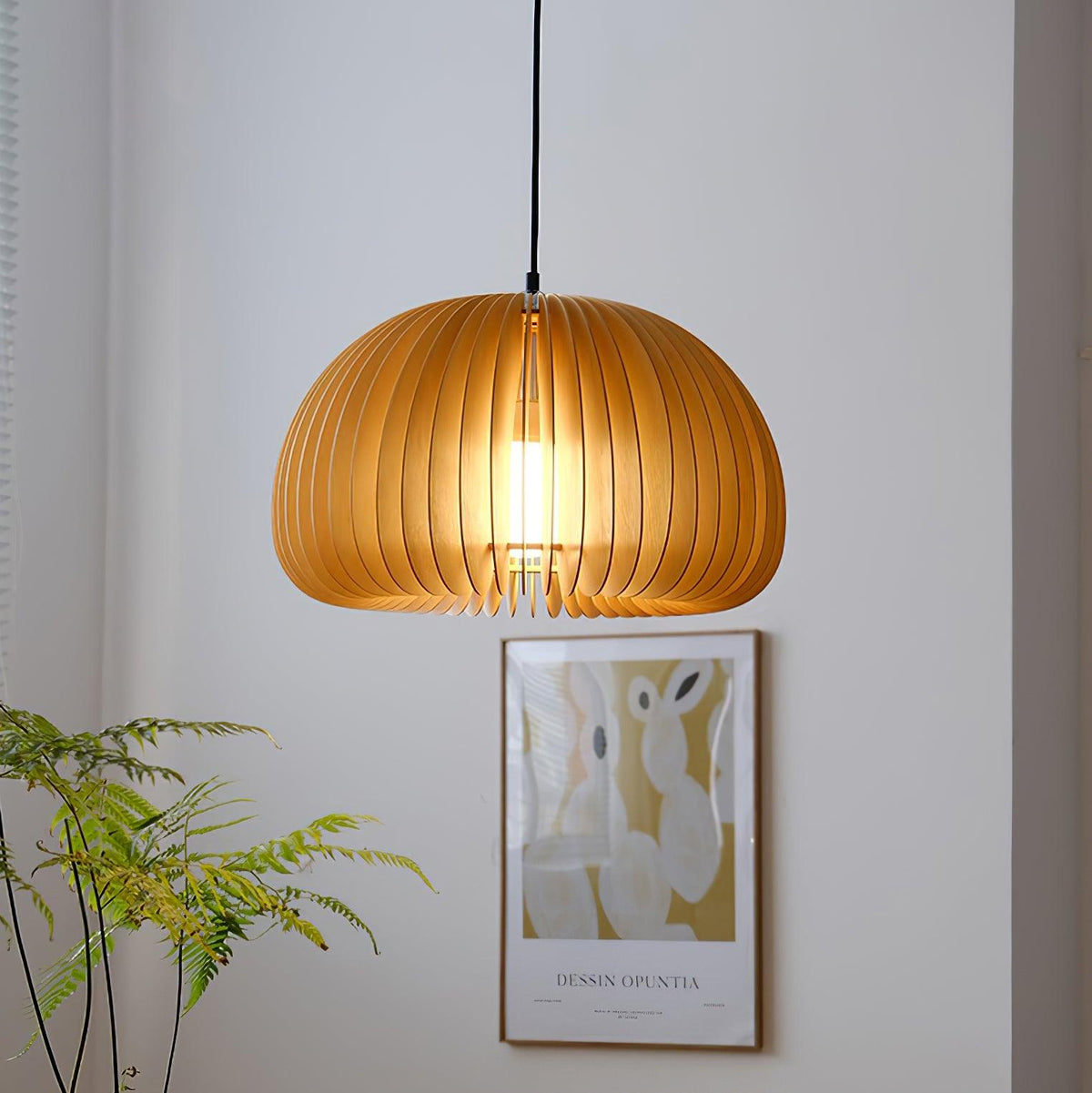 Suspension Sirocco en bois – vue 27
