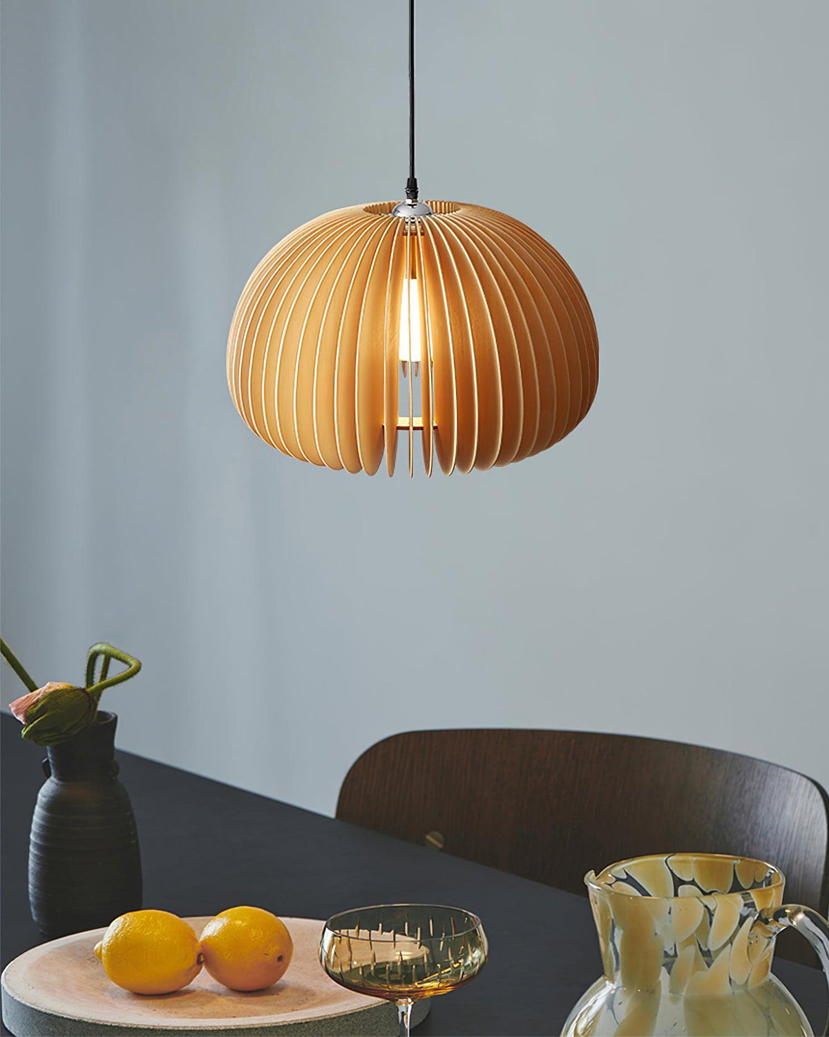 Suspension Sirocco en bois – vue 31