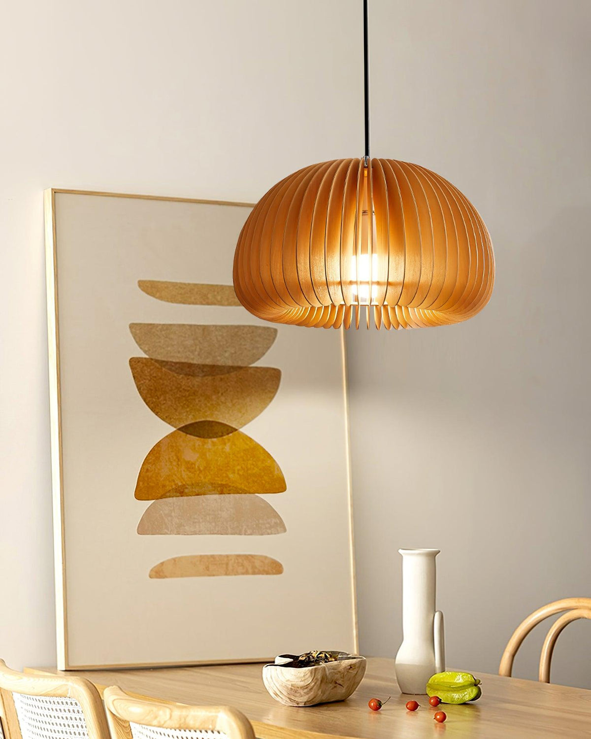 Suspension Sirocco en bois – vue 34