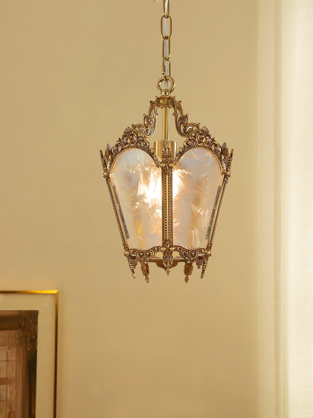 Lustre Talloires en laiton et verre – vue 49