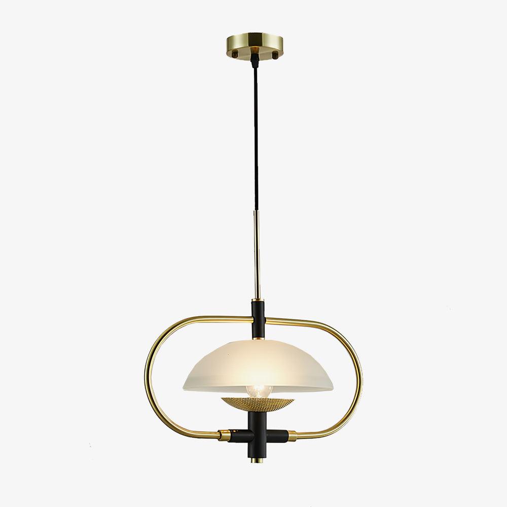 Suspension Éole en verre et métal – vue 4