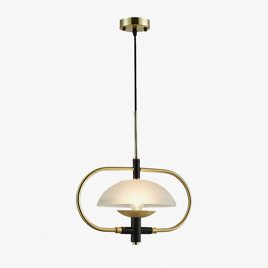 Suspension Éole en verre et métal – vue 4