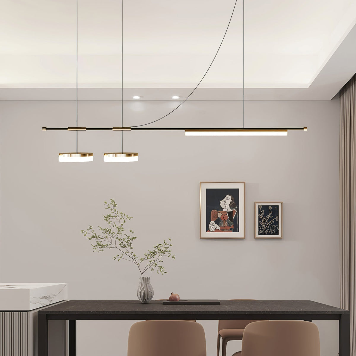 Suspension Clairette en métal – vue 26