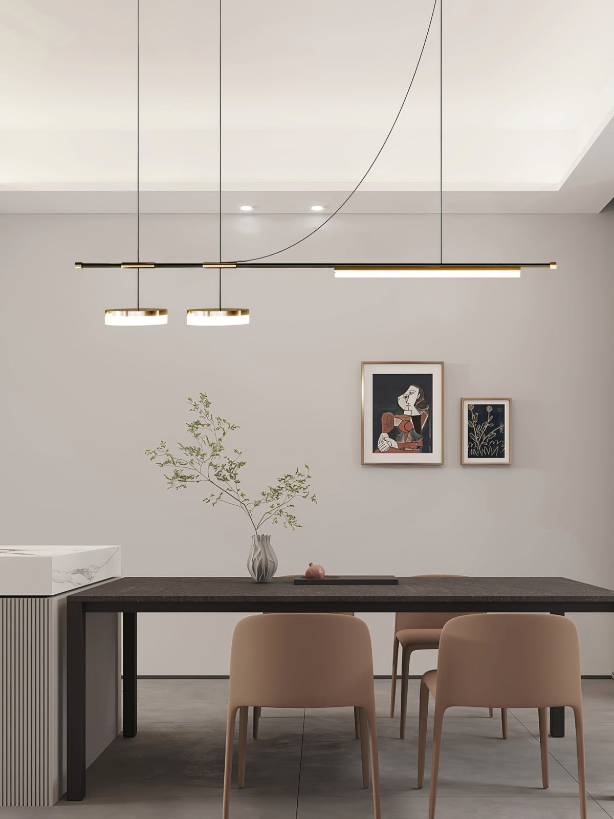 Suspension Clairette en métal – vue 14