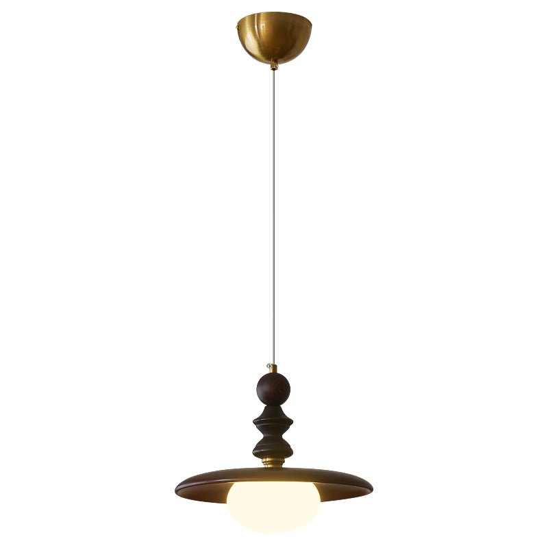 Suspension Jacinthe en bois et verre – vue 26