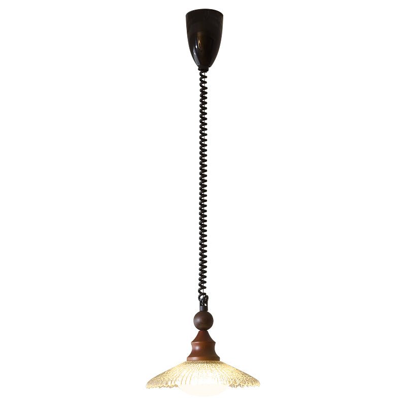 Suspension Jacinthe en bois et verre – vue 32