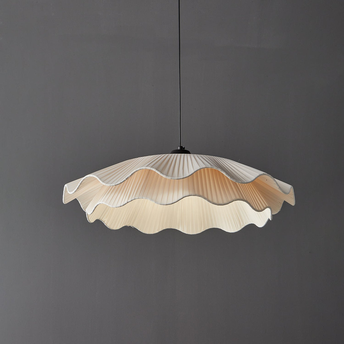 Suspension Glacier en laiton et tissu – vue 14