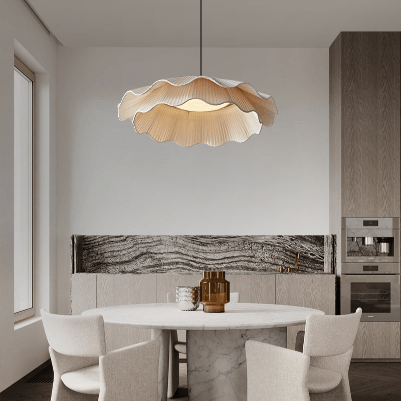 Suspension Glacier en laiton et tissu – vue 3