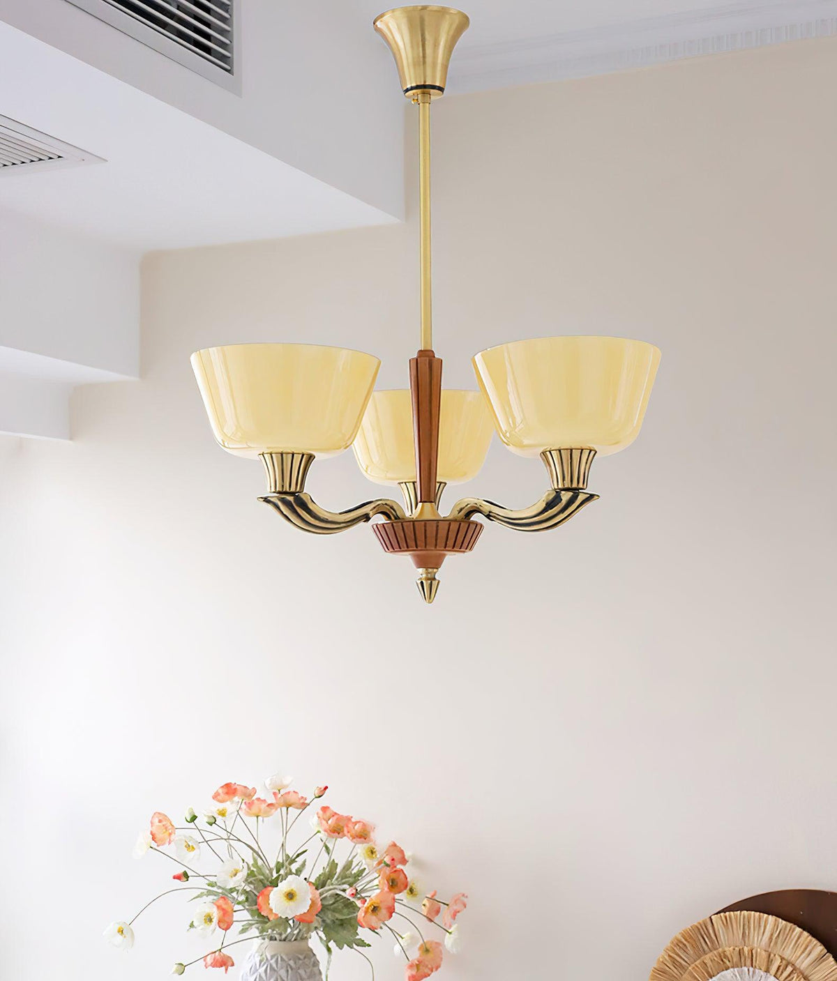 Lustre Libellule en verre et laiton – vue 32