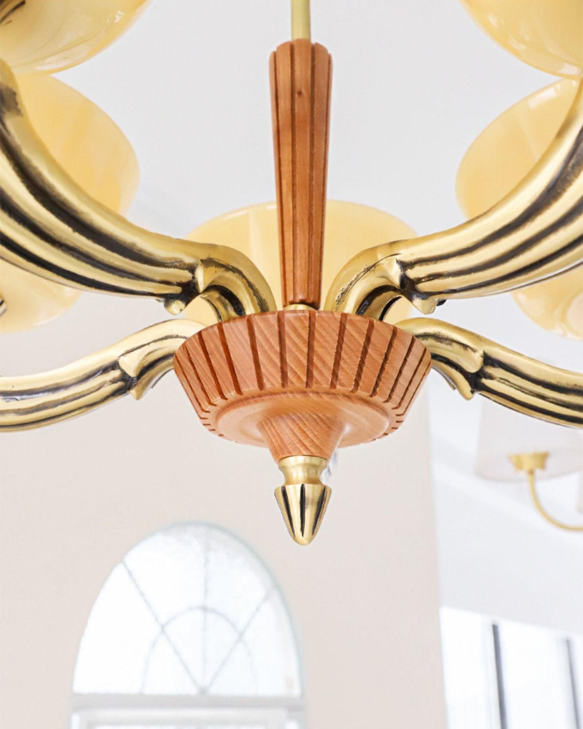 Lustre Libellule en verre et laiton – vue 17