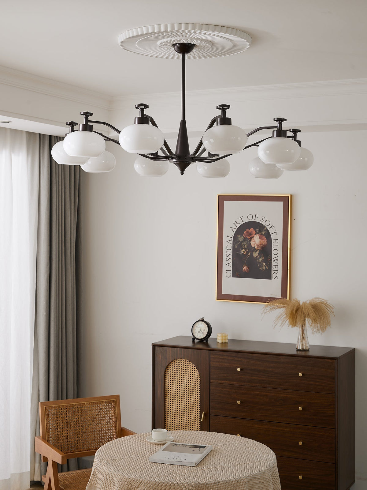 Lustre Gondolier en verre et métal – vue 28