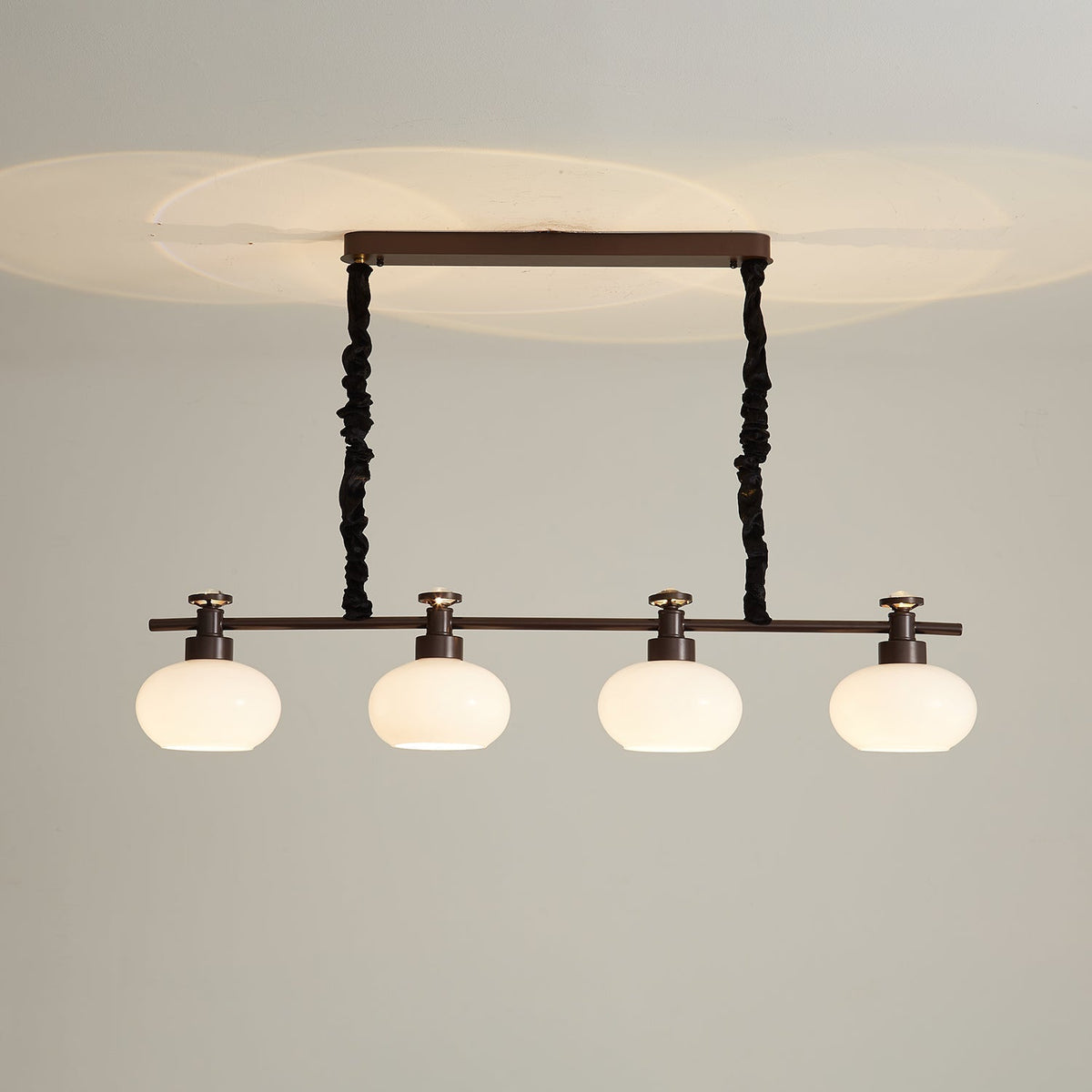 Lustre Gondolier en verre et métal – vue 18