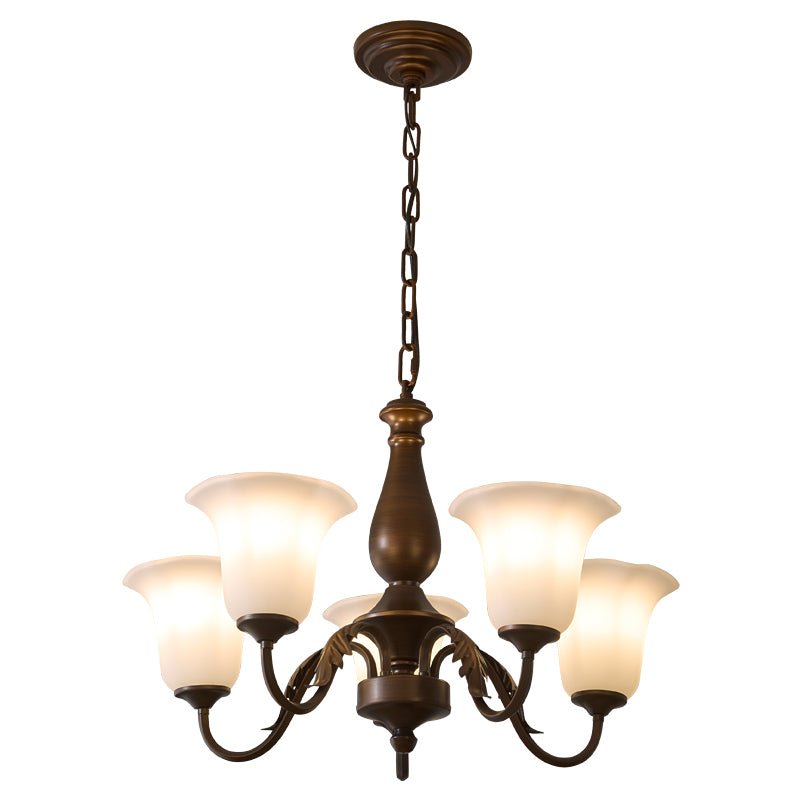 Lustre Nef en verre et métal – vue 29